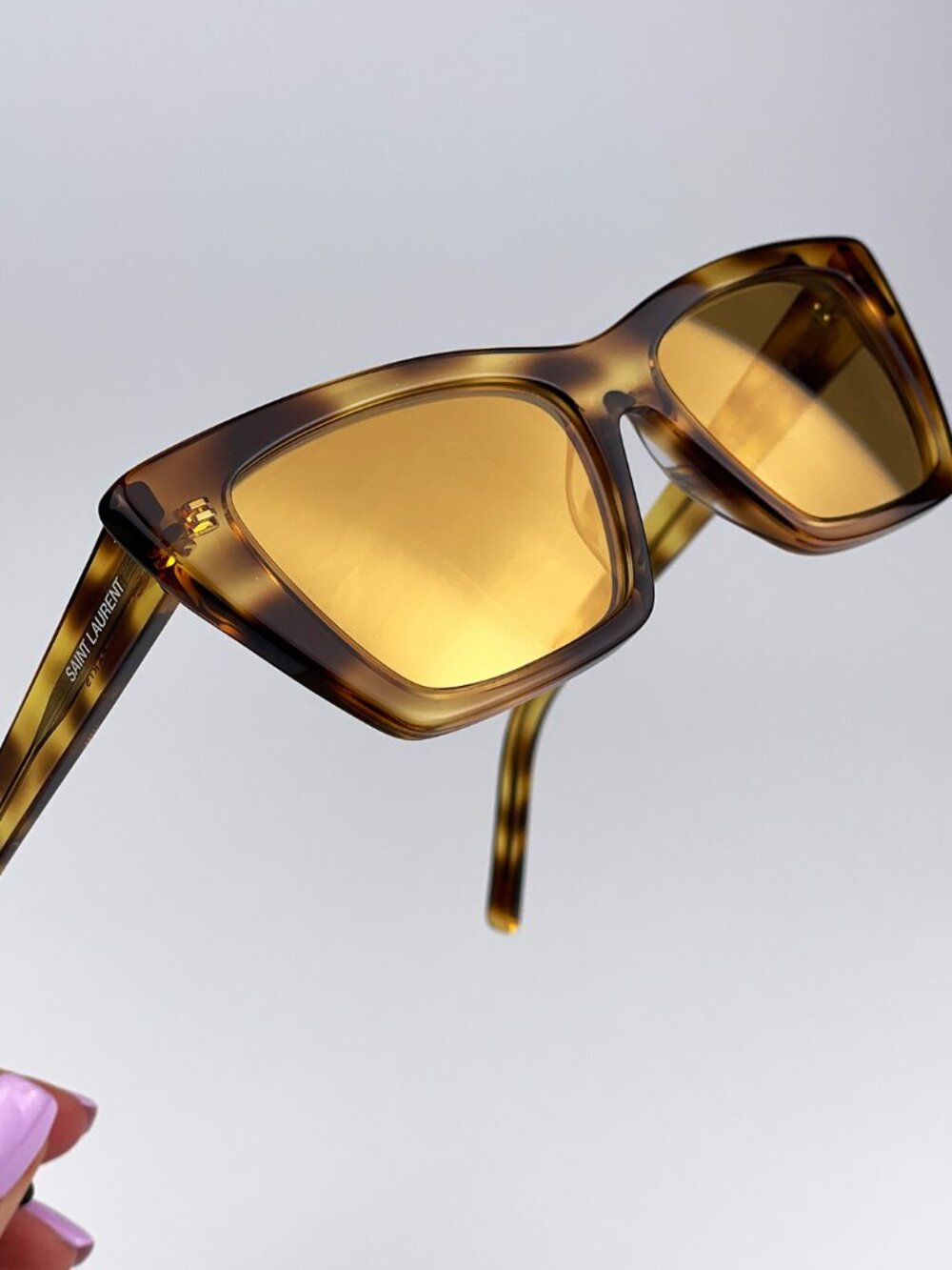 SAINT LAURENT SL276 MICA 022 HAVANA CAT EYE SUNGLASSES